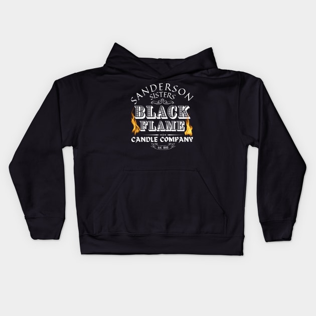 Sanderson Sisters Black Flame Candle Company Kids Hoodie by MalibuSun